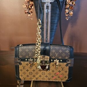 Brown and Black Handbag